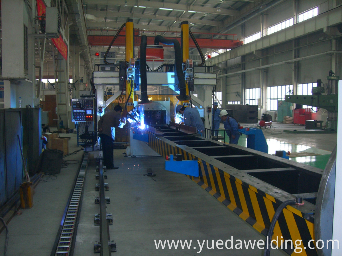 Yueda H Beam Automatic Welding Machine H Beam Assembly Machine H Beam Automatic Production Line